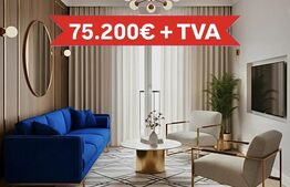 Apartament cu 2 camere, Etaj 1, Balcon, 1 loc parcare, TVA INCLUS, Giroc