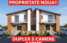Duplex 5 camere 140 mp utili, 250 mp teren, Moșnița Nouă
