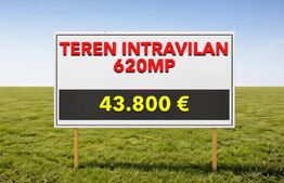 Teren intravilan 620 mp Moșnița Nouă – Urseni regim inaltime P+1E+M