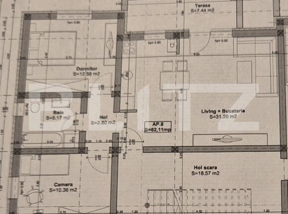 Apartament de vânzare 3 camere Giroc - 189705AV | BLITZ Timișoara | Poza7