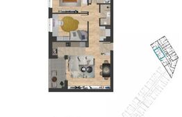 Apartament 3 camere, 66.31 mp, zona Central - City of Mara