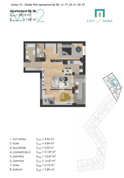 Apartament de vânzare 3 camere Semicentral - 190012AV | BLITZ Timișoara | Poza4