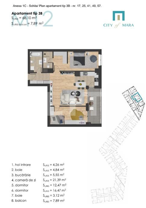 Apartament de vânzare 3 camere Semicentral - 190013AV | BLITZ Timișoara | Poza4