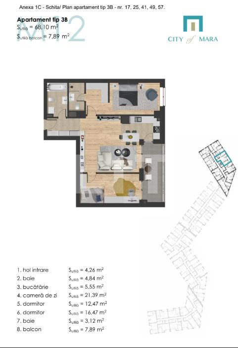 Apartament de vânzare 3 camere Semicentral - 190015AV | BLITZ Timișoara | Poza4