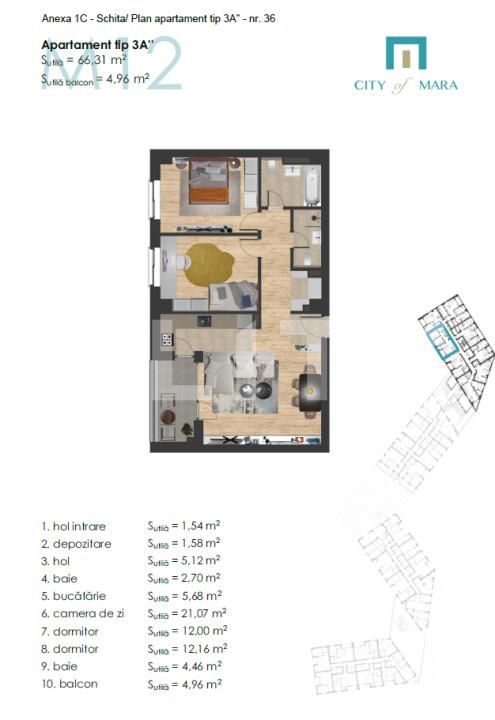 Apartament de vânzare 3 camere Semicentral - 190018AV | BLITZ Timișoara | Poza5