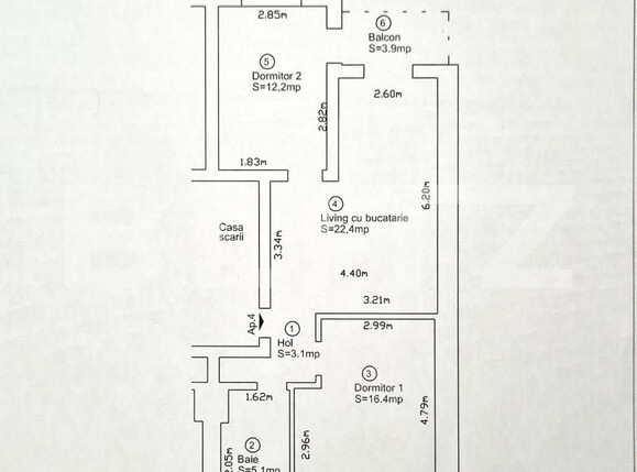 Apartament de vânzare 3 camere Mosnita Noua - 190118AV | BLITZ Timișoara | Poza23