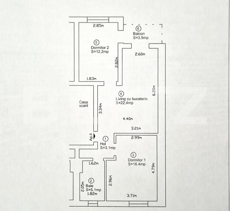 Apartament de vânzare 3 camere Mosnita Noua - 190118AV | BLITZ Timișoara | Poza23