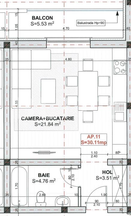 Garsonieră de vânzare Giroc - 190579AV | BLITZ Timișoara | Poza2