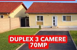 Duplex 3 camere 70mp utili, 250mp teren, complet mobilat utilat Bucovat