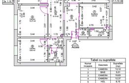 Apartament 4 camere, 95 mp, zona Girocului