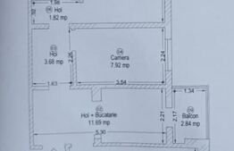 Apartament 3 camere, 62 mp, Calea Lipovei 