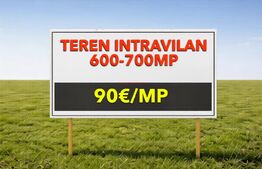 Teren intravilan 600–700 mp cu utilități  Mosnita Noua