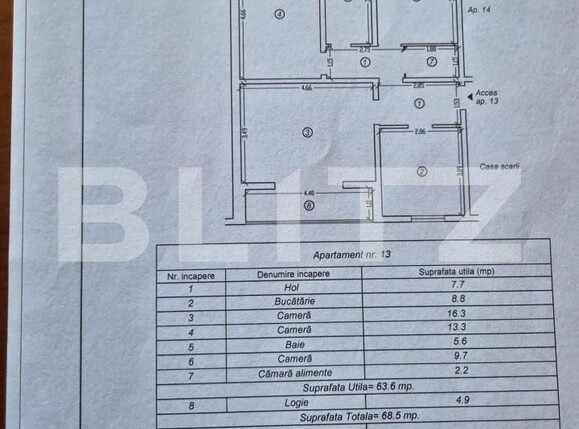 Apartament de vânzare 3 camere Circumvalatiunii - 191975AV | BLITZ Timișoara | Poza1