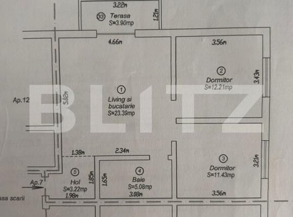 Apartament de vânzare 3 camere Dumbravita - 192163AV | BLITZ Timișoara | Poza1