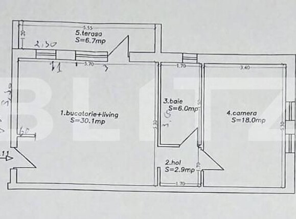 Apartament de vânzare 2 camere Giroc - 192165AV | BLITZ Timișoara | Poza1