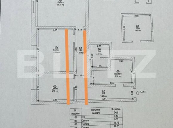 Apartament de vânzare 3 camere P-ta Maria - 192248AV | BLITZ Timișoara | Poza8