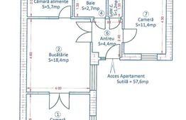 Apartament cladire istorica, Piata Unirii