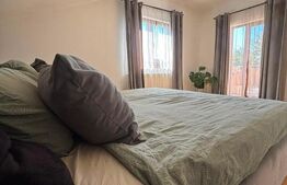 Casă individuală mobilată în stil scandinav, curte amenajată, 135 mp