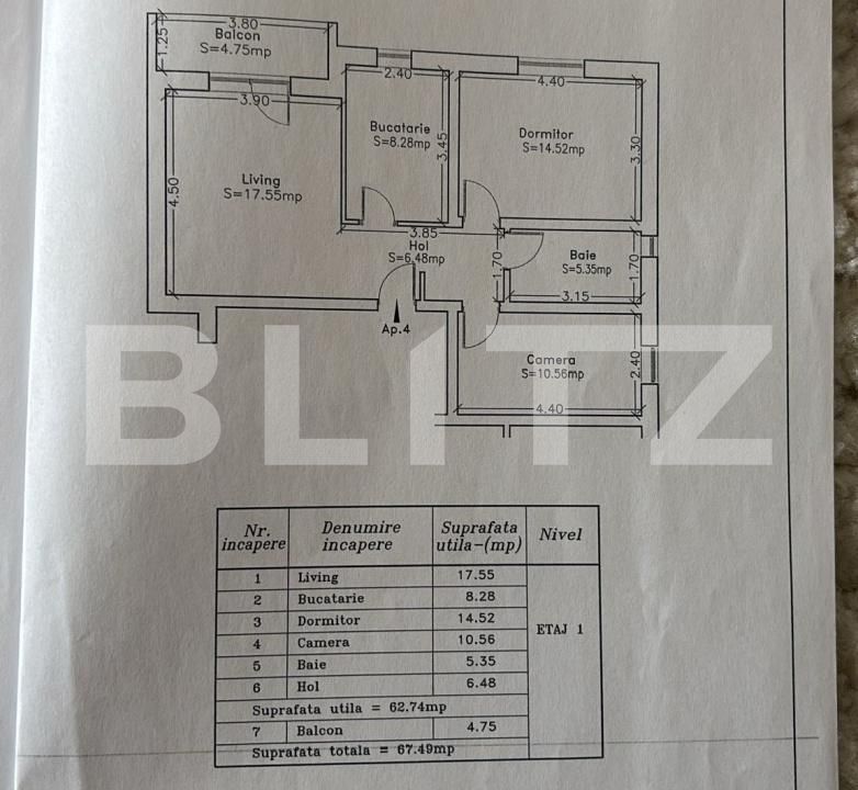 Apartament de vânzare 3 camere Giroc - 194585AV | BLITZ Timișoara | Poza13