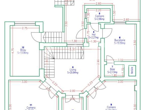 Casa de închiriat 6 camere Central - 198316CI | BLITZ Timișoara | Poza2