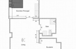 Apartament 2 camere, 70 mp, zona Fabric