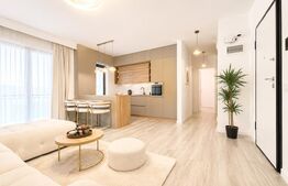 Apartament 2 camere, 54 mp, complet mobilat utilat, parcare inclusă, zona Giroc