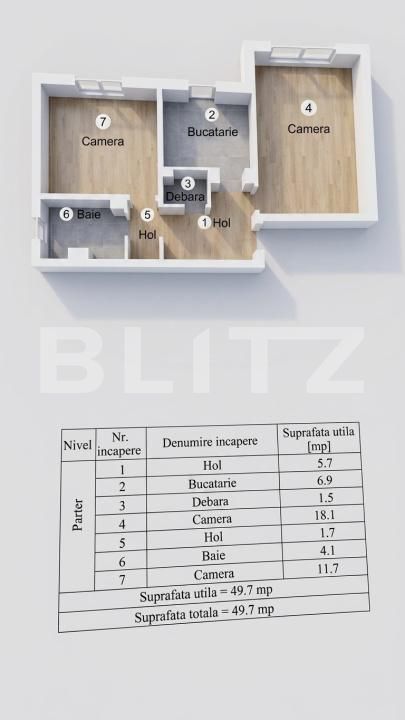 Apartament de vânzare 2 camere Complex Studentesc - 200612AV | BLITZ Timișoara | Poza6