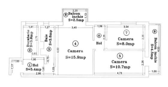 Apartament de vânzare 3 camere Dacia - 201013AV | BLITZ Timișoara | Poza2