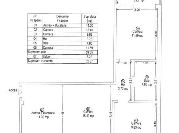 Apartament de vânzare 3 camere P-ta Maria - 201128AV | BLITZ Timișoara | Poza6