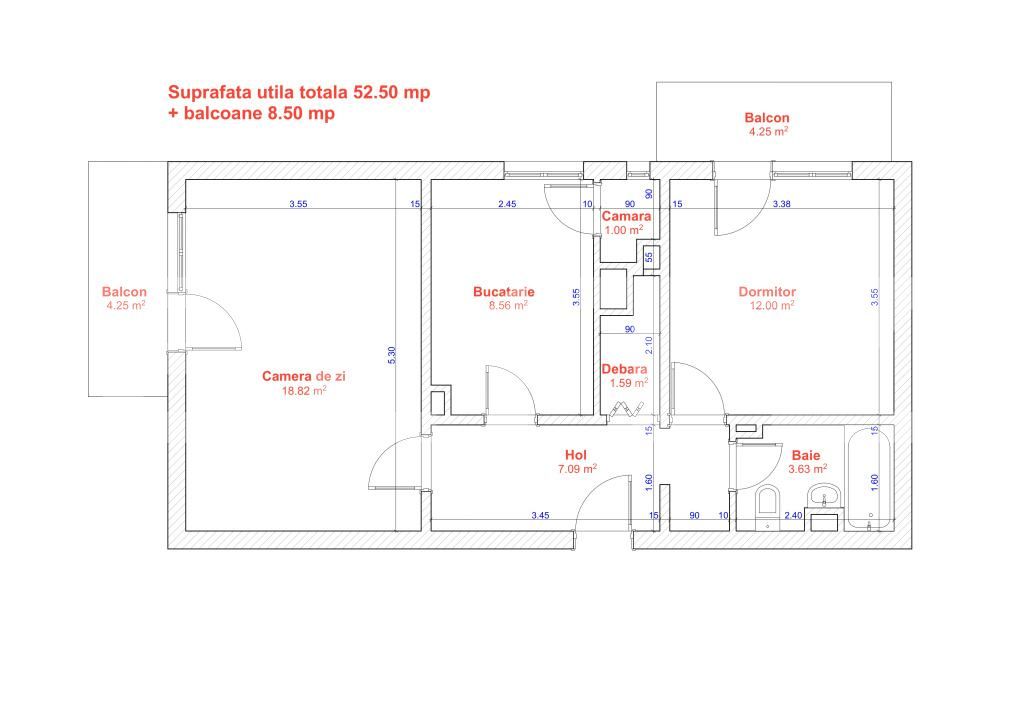 Apartament de vânzare 2 camere Lipovei - 201578AV | BLITZ Timișoara | Poza4