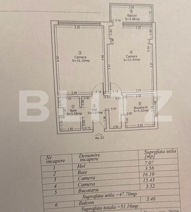 Apartament de vânzare 2 camere Complex Studentesc - 202405AV | BLITZ Timișoara | Poza4