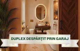 Duplex despărțit prin garaj + cameră tehnică, La Intrare în Moșnița Nouă
