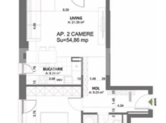 Apartament de închiriat 2 camere Torontalului - 203983AI | BLITZ Timișoara | Poza3