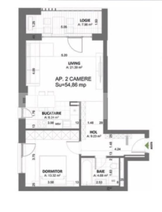 Apartament de închiriat 2 camere Torontalului - 203983AI | BLITZ Timișoara | Poza3