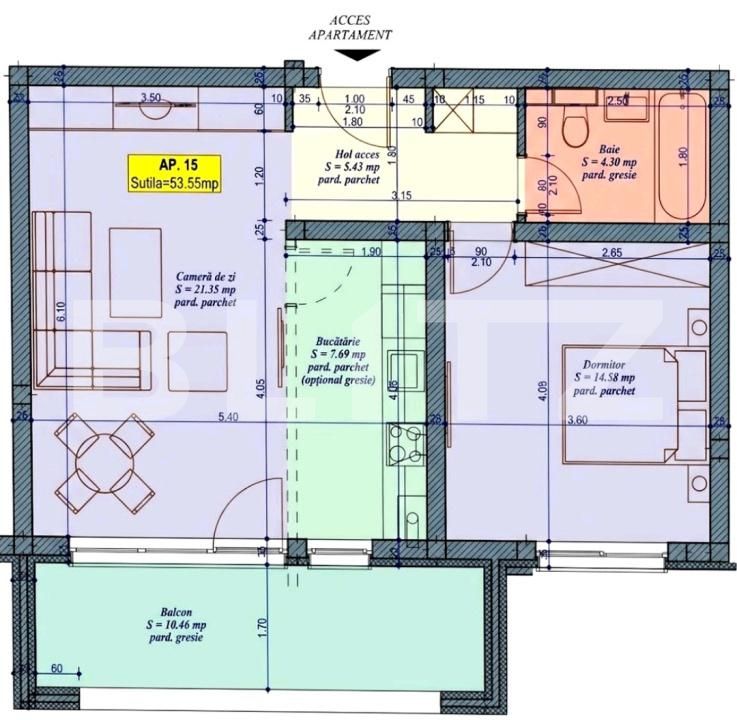 Apartament de vânzare 2 camere Giroc - 207063AV | BLITZ Timișoara | Poza5