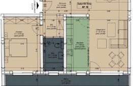 Apartament 2 camere, 59.70 mp, zona Giroc, pret cu TVA inclus