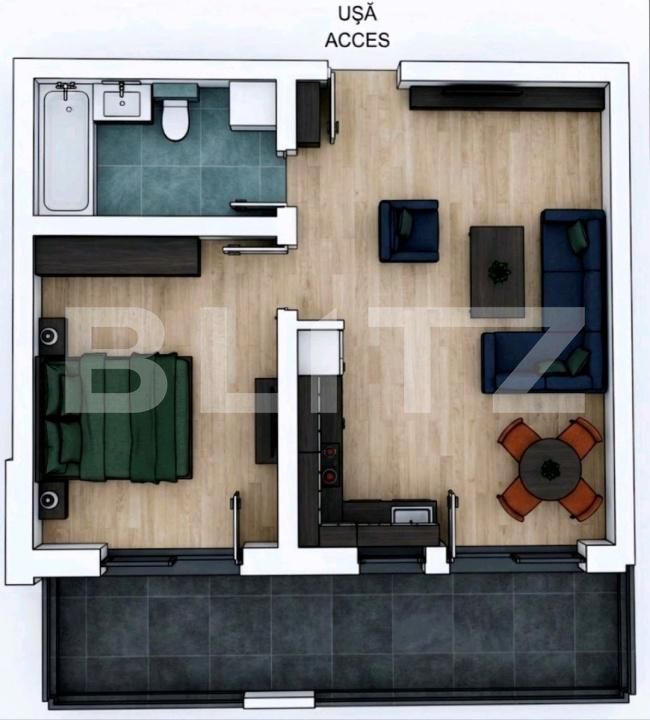 Apartament de vânzare 2 camere Giroc - 207114AV | BLITZ Timișoara | Poza3