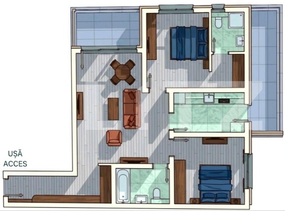 Apartament de vânzare 3 camere Giroc - 207138AV | BLITZ Timișoara | Poza1