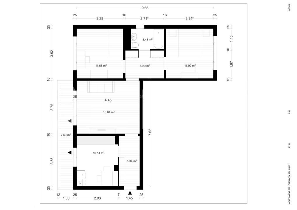 Apartament de închiriat 3 camere Circumvalatiunii - 208246AI | BLITZ Timișoara | Poza10