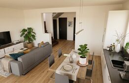 Duplex de vanzare, 107 mp, teren 294 mp, zona Ghiroda