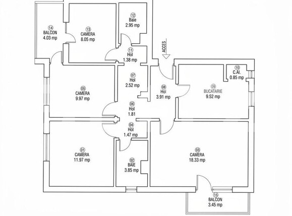 Apartament de vânzare 4 camere Lipovei - 208848AV | BLITZ Timișoara | Poza25