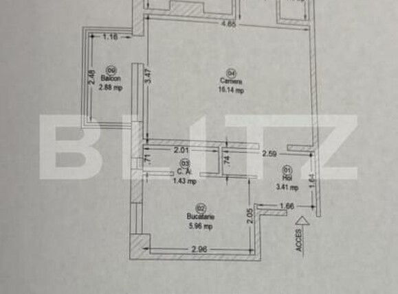 Apartament de vânzare 2 camere Tipografilor - 209234AV | BLITZ Timișoara | Poza3