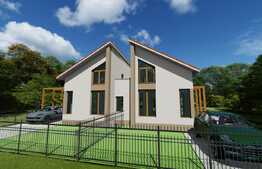 Casa casa cuplata p+m 118 mp in Mosnita ,toate utilitatile!