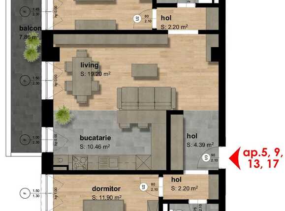 Apartament de vânzare 3 camere Iosefin - 63181AV | BLITZ Timișoara | Poza2