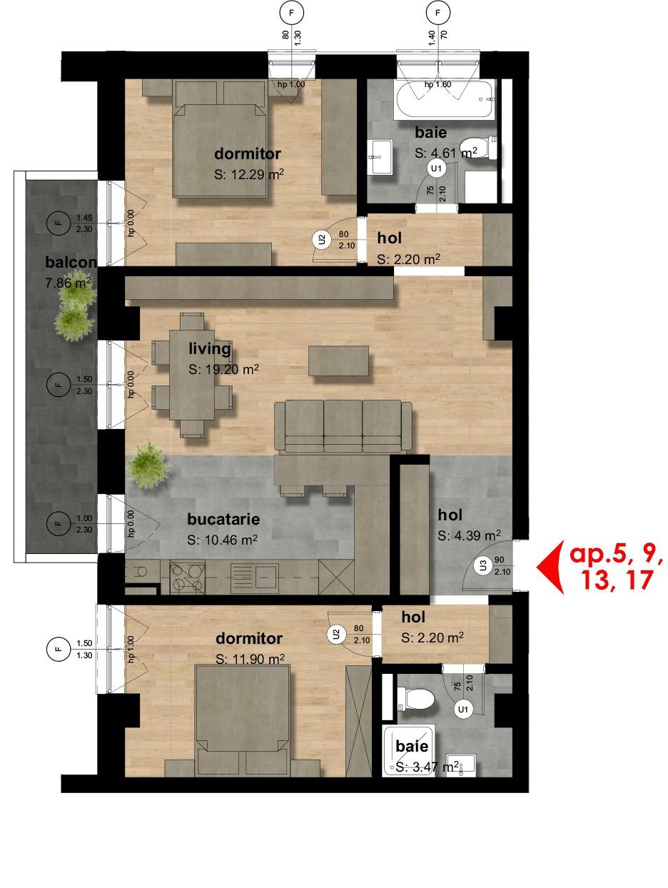 Apartament de vânzare 3 camere Iosefin - 63181AV | BLITZ Timișoara | Poza2