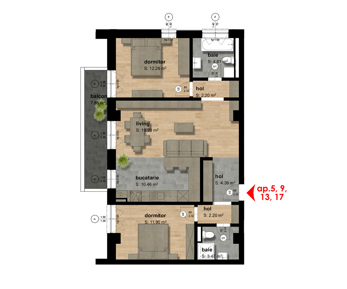 Apartament de vânzare 3 camere Iosefin - 63181AV | BLITZ Timișoara | Poza1