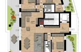 PENTHOUSE 130 mp utili, TERASA de 150 mp, etaj retras