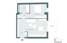 Apartament 2 camere, 55,8 mp utili, terasa si parcare inclusa