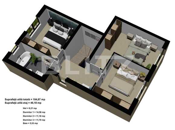 Casa de vânzare 3 camere Giroc - 64361CV | BLITZ Timișoara | Poza12