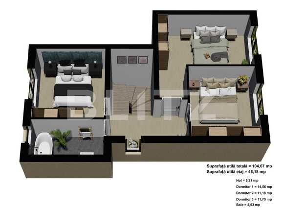 Casa de vânzare 3 camere Giroc - 64361CV | BLITZ Timișoara | Poza8